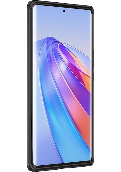 Huawei Honor X 9a Kılıf Hptk Niss Silikon Kapak - Siyah Siyah