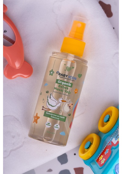 Organik Vegan Bebek Masaj Yağı Hassas Ciltler İçin Doğal Bakım 150 Ml