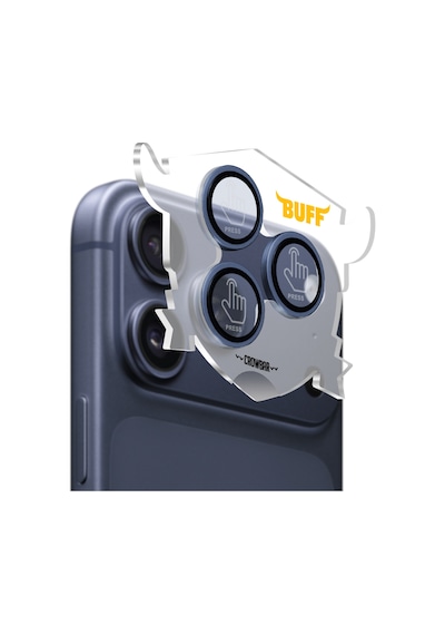 Buff İphone 17 Pro / 17 Pro Max Titan Metal Kamera Lens Koruyucu Blue Mavi