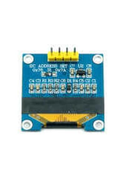 Makermarketim-128X64 0.96 İnch Oled Grafik Lcd Ekran - Ssd1306 - 4 Pin I2C