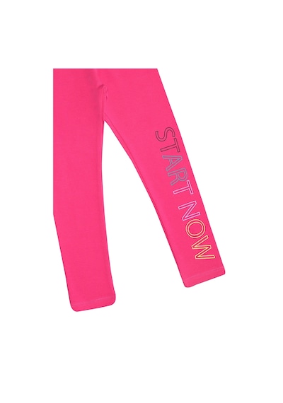 Lovetti Fuşya Kız Çocuk Start Now Baskılı Şardonlu Tayt 9363f009 Fuşya