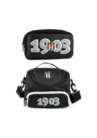 Beşiktaş Erkek Çocuk 1903 Baskılı Beslenme Çantası Ve Kalemlik Seti İkili Set - Me25345 Çok Renkli