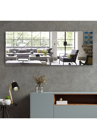Decorita Düz Güneş Desen Kanallı 130x50CM Cam