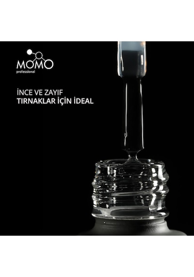 Momo Professional Kalıcı Oje İçin Rubber Base Coat 9 ML