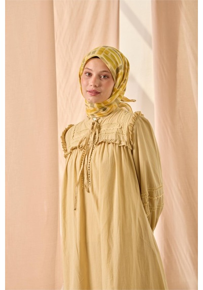 Silk Home Soft Eşarp 73096-27 Butter Yellow, Asit, Fıstık Yeşili, Koyu Yeşil