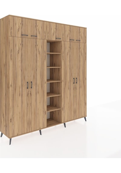 Hyperion Dolap 18 Raflı 9 Kapaklı 220x44x243 Çam-çam/çam Atlas Çam/atlas Çam Hyperion Dolap 18 Raflı 9 Kapaklı 220x44x243 Çam-çam/çam Atlas Çam/atlas Çam