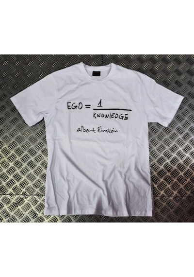 Stoned&Fame Albert Eınsteın Baskılı T-shirt Beyaz