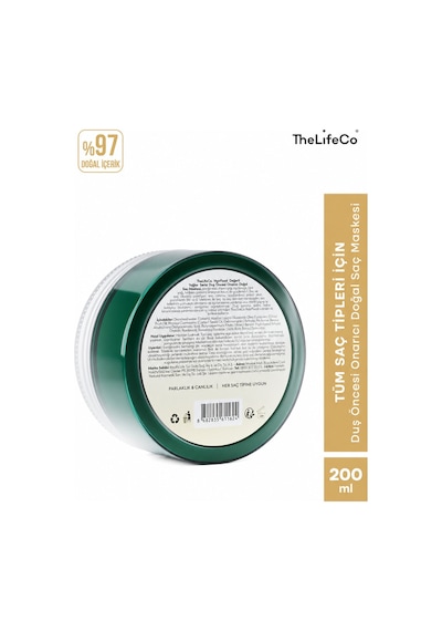 Thelifeco Derin Bakım Doğal Şampuanı 250 ML + Saç Maskesi 200 ML