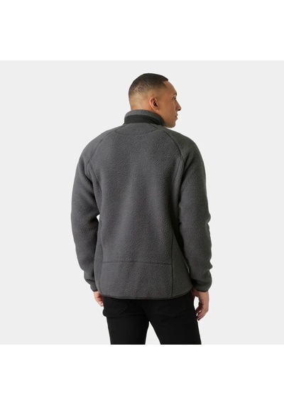 Helly Hansen Panorama Pile Block Jacket Gri Erkek Polar Hha.49460.hha.831