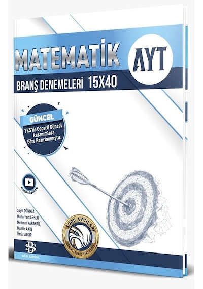 Bilgi Sarmal Yayınları AYT Matematik 15 x 40 Branş Denemeleri