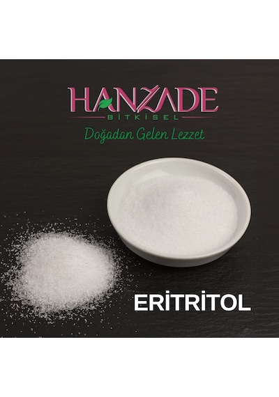 Hanzade Bitkisel Eritritol Doğal Toz Tatlandırıcı 1 KG