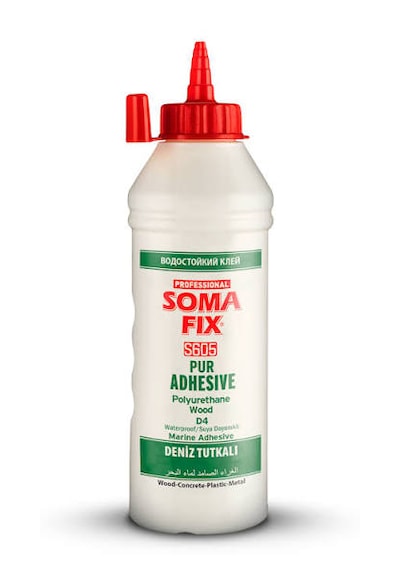5 Adet Somafıx S605 Deniz Tutkalı D4 500gr Amber