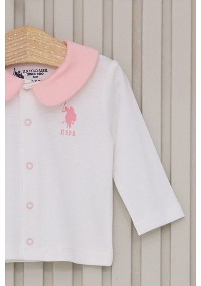 U.S. Polo Assn. Kız Bebek Beyaz Takım 5274-45899 Beyaz