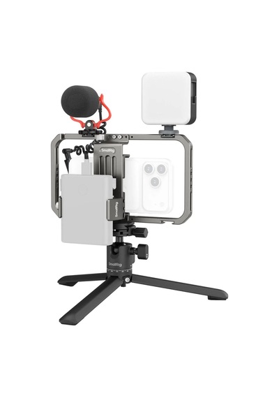 Smallrig 3384d Hepsi Bir Arada Video Kiti Ses Ve Aydınlatma Sistemiyle Akıllı Telefon Kullanıcıları İçin
