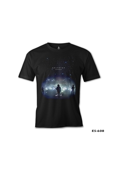 Anathema Universal Baskılı Sİyah Erkek Tshirt 001