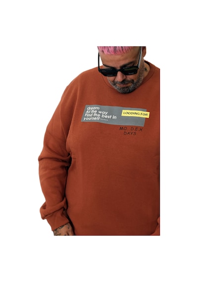 Mode Xl Erkek Sweat Bisiklet Mo...d.e.x Days U25801 Camel
