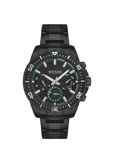 Wesse Wwg207603 Çelik Siyah 45 Mm Erkek Kol Saati