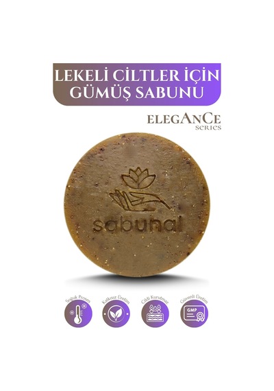 Sabunal Gümüş Sabunu - Cilt Tonu Eşitleyici ve Sivilce Karşıtı Sabun 100 G