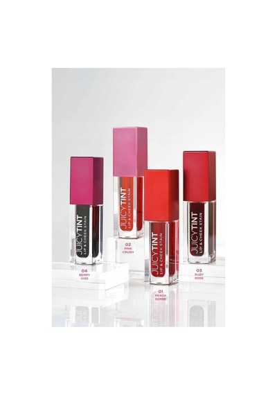 Golden Rose Juicy Tint Cheek Stain No: 02 Pink Crush - Dudak Ve Yanak Renklendirici Sku: Smg8690010466167
