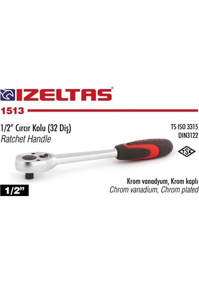İzeltaş 1/2" Cırcır Kolu