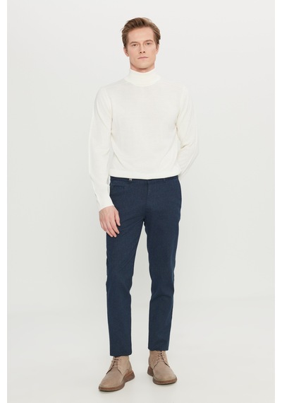 Premıum Altınyıldız Erkek Lacı Pamuklu Slim Fit Dar Kesim Yan Cepli Armürlü Esnek Casual Pantolon
