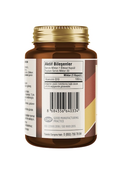 Coenzyme Koenzim Q10 30 Kapsül Koenzim Ubikinon