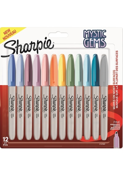 Sharpie 12Li Fine Permanent Markör Mystic Gems