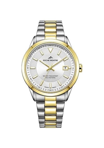 Roche Montre Rmg6007-05 Erkek Kol Saati Metalik Gri - Altın