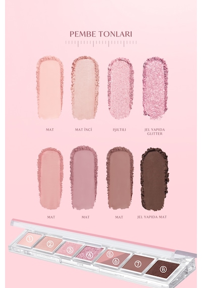 Peripera All Take Mood Palette 006 I'm The Mauve Queen Around Here