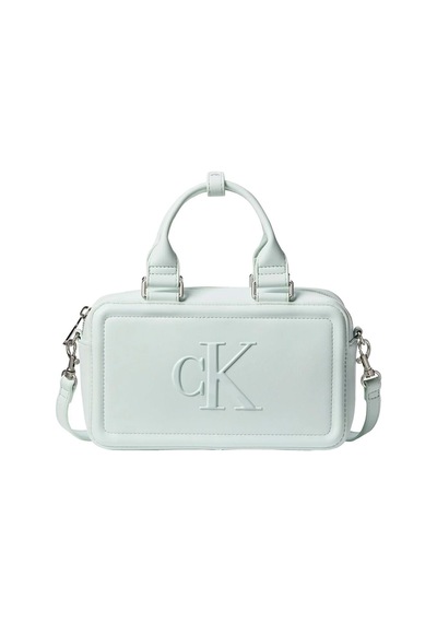 Calvin Klein Lv04f3411gu3l Bold Ck Elongated Kadın El Çantası Mavi