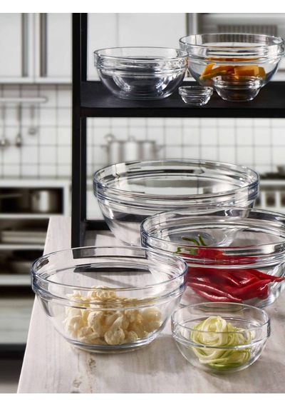 Pasabahce 4'lü Chef's Kase 2.5 L - 1 Adet Şeffaf