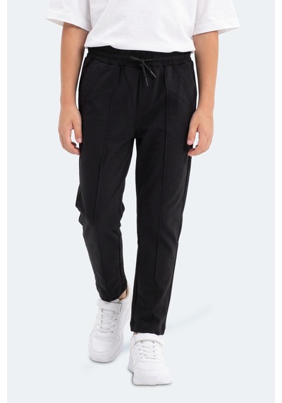 Slazenger Pıka Unisex Çocuk Siyah Eşofman Altı