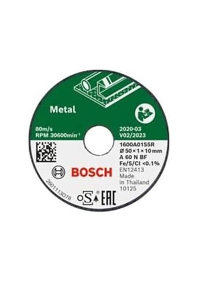 Professional Accessories 3 Adet Kesme Diski Metal İçin, Çap 50 Mm, Aksesuar Professional Accessories Easycut & Grind