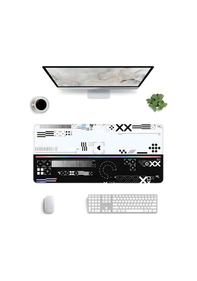 8 Farklı Desenli Xxl Gaming Mouse Pad - 90x40 Cm - Kaymaz Taban