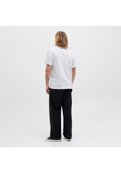 Jack & Jones Jack&jones Relax Erkek Beyaz Bisiklet Yaka Tişört Beyaz
