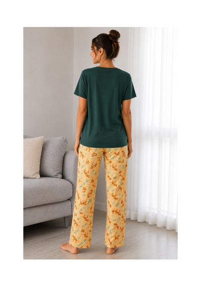 Mixxtrend Kadın Pamuklu Pijama Takımı Çok Renkli
