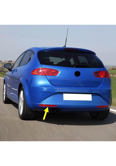 Vass41 Arka Sol Reflektör Standart Tampon 1p0945105d Seat Leon İle Uyumlu 2010-2012