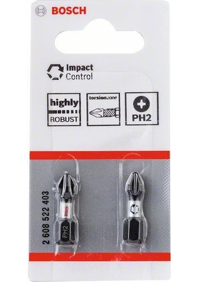 Bosch Impact Vidalama Ucu Ph2x25 Mm 2'li 2608522403