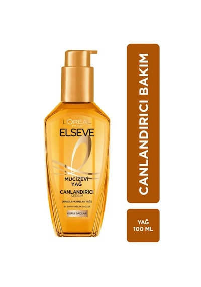 Elseve Mucizevi Yağ Canlandırıcı Serum Kuru Saçlar100 Ml