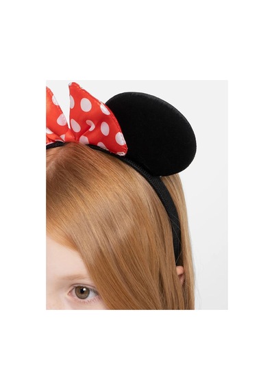 Kırmızı Fiyonklu Minnie Mouse Taç Fare Tacı Kafa Bandı - Parti Taçları - Parti Ve Kutlama 0 - 99