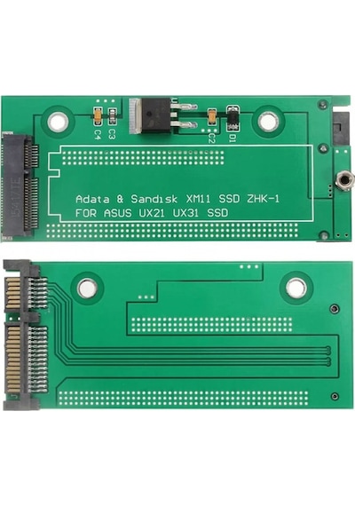 Msata Ux31 Ux21 Sandisk Xm11 To Sata Çevirici Dönüştürücü Adaptör