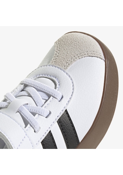 Adidas Vl Court 3.0 Skateboarding Çocuk Beyaz Spor Ayakkabı Id9155 Beyaz