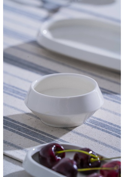 Acar Rumi Yuvarlak Kase - 8.5 Cm Beyaz