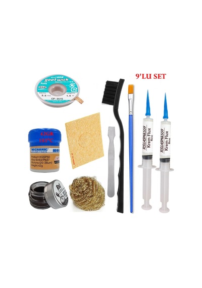 Mechanic Krem Lehim 183 C 42gr Havya Uc Temizleyici Flux Lehim Toplama Cp-3515 Lehim Emme Teli Spatula Seti02