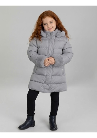 Boutiguestyles Kız Çocuk Şişme Mont Kürklü Gri Sedefli Işıltılı Çıkarılabilir Kapüşonlu Fermuarlı Gri Boutiguestyles Kız Çocuk Şişme Mont Kürklü Gri Sedefli Işıltılı Çıkarılabilir Kapüşonlu Fermuarlı Gri