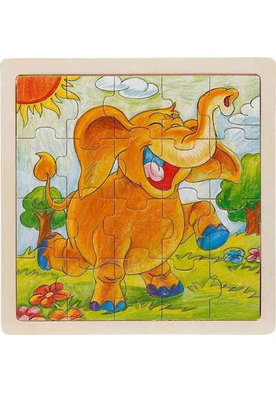 20 Parçalık Ahşap Puzzle: Woody Hayvanlar İle Eğlenceli Zamanlar