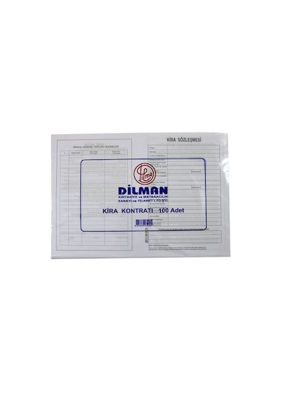 Dilman Kira Kontratı 100 Lü