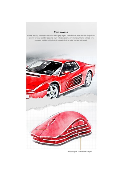 M259 Alüminyum Magnezyum Alaşımlı Oyuncu Mouse, Pixart Paw3395 Optik Sensör, 26000 Dpı 2.4ghz / Usbc Diğer