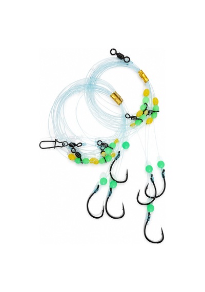 Pearly Team Fishing - Deep Drop Takımı 6 İğneli Şeffaf - 929494625