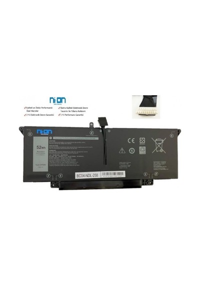 Nion Dell P33s P33s001 Uyumlu Notebook Batarya - Pil